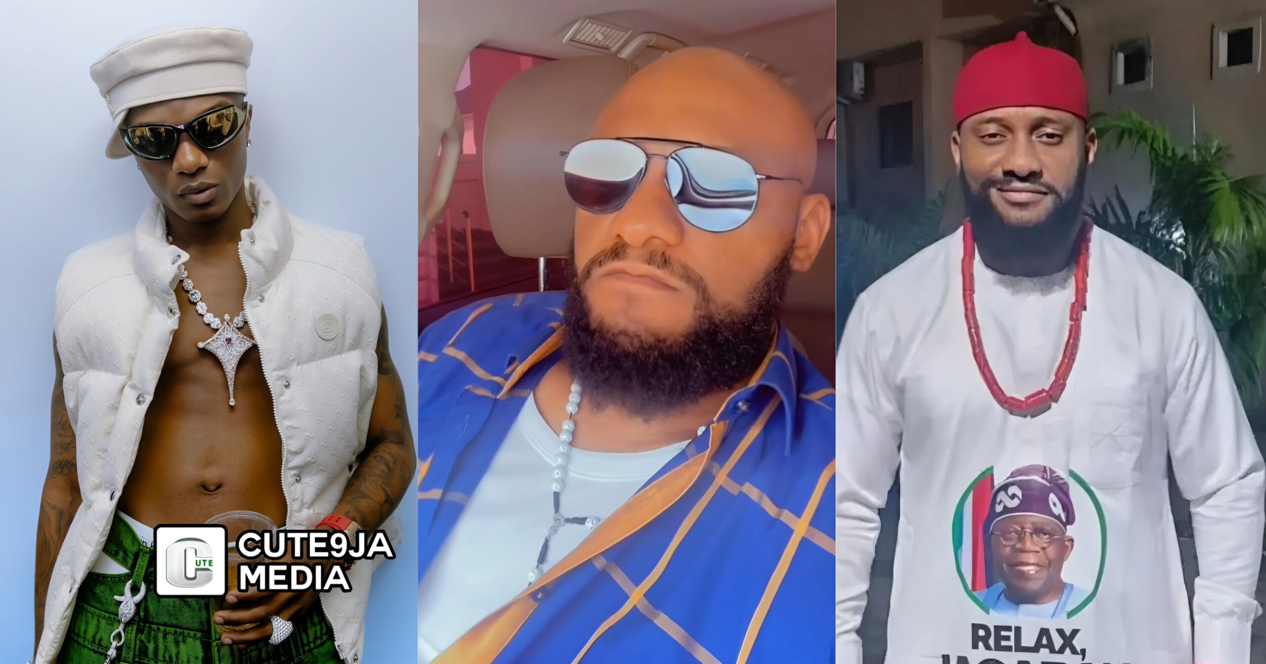 “Take It Easy Bro” – Yul Edochie Tells Wizkid Amid His Rift With Davido, Video Triggers Reactions (Watch)