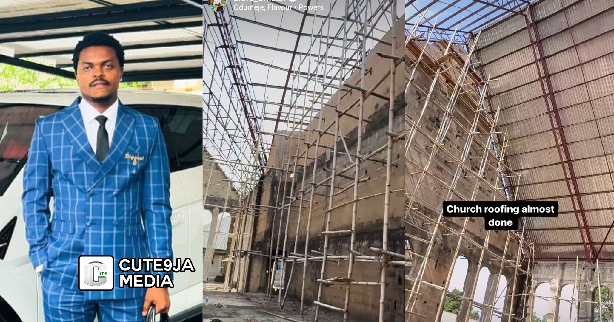 “God Bless B-Lord” – BLord set to complete a Catholic Church building in his hometown worth N300m (Watch)