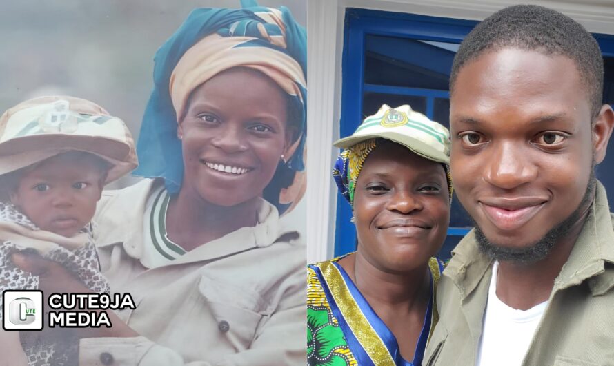 “You Served Twice” – Man Whose Mum Took Him To NYSC Camp As a Child Serves in 2024, Honours Her in Photos (Watch)